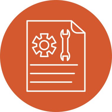 Teknik Destek Satırı Çemberi Simgesi