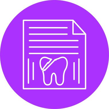 Rapor Satırı Çemberi Simgesi