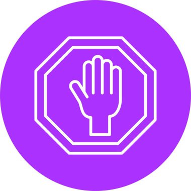 Satır Çemberi Simgesini Durdur