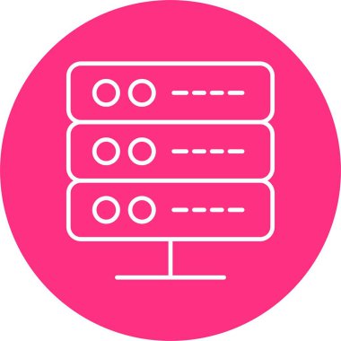 Sunucu Satırı Çemberi Simgesi