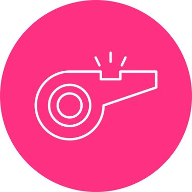 Islık Satırı Çemberi Simgesi