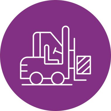 Forklift Satır Çemberi Simgesi