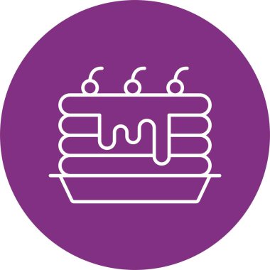 Gözleme Çizgisi Çemberi Simgesi