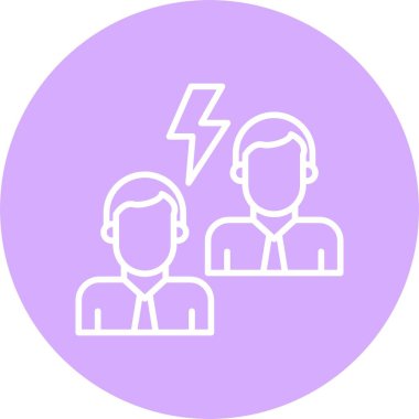 Çakışma Satırı Çemberi Simgesi