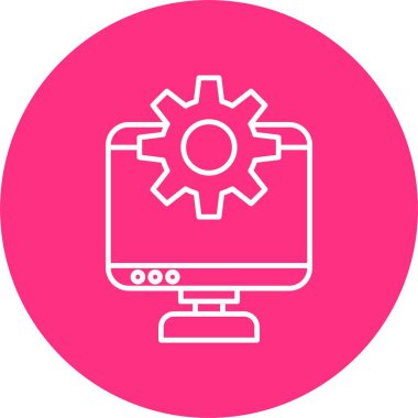 Geliştirme Satırı Çemberi Simgesi