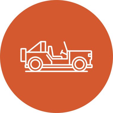 Safari Jeep Hattı Çember Simgesi