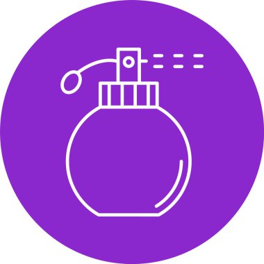 Parfüm Çizgisi Çemberi Simgesi