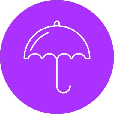 Şemsiye Satırı Çemberi Simgesi