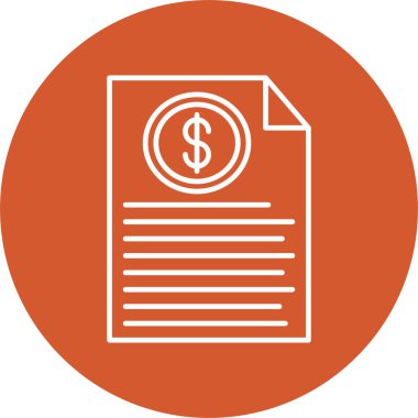 Bütçe Çizgisi Çemberi Simgesi