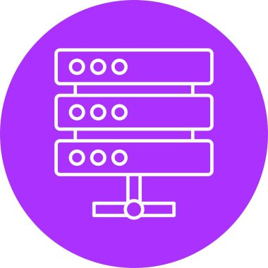 Sunucu Satırı Çemberi Simgesi