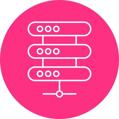 Sunucu Satırı Çemberi Simgesi