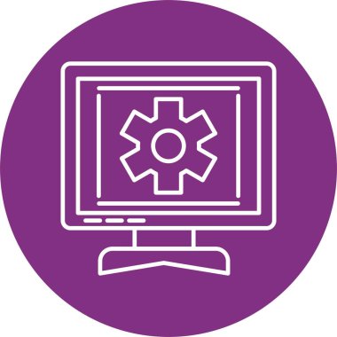 Süreç Satırı Çemberi Simgesi