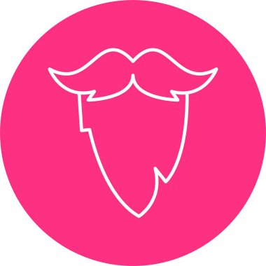 Bıyık Çizgisi Çemberi Simgesi