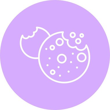 Çerez Çizgisi Çemberi Simgesi