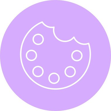 Palet Satır Çemberi Simgesi