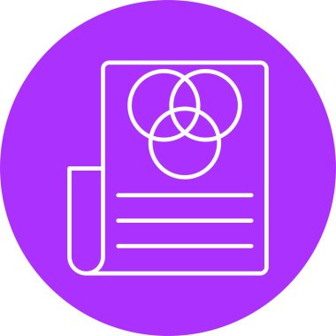 Rgb Satır Çemberi Simgesi