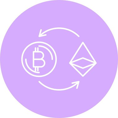 Ethereum Satır Çemberi Simgesi