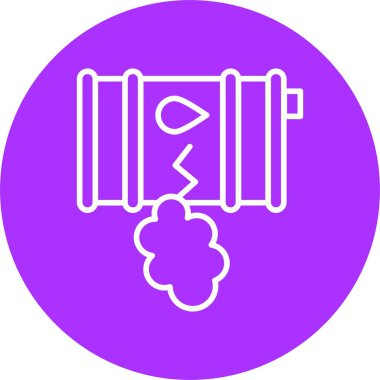 Yağ Kaçağı Hattı Çemberi Simgesi