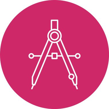 Pusula Satırı Çemberi Simgesi Çiziliyor