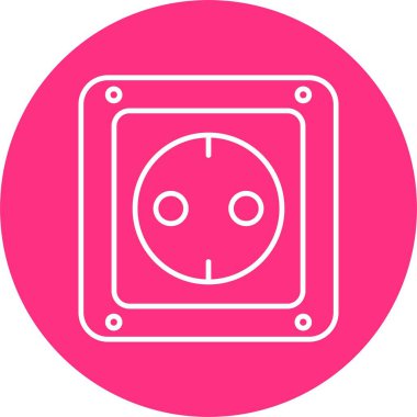 Soket Satırı Çemberi Simgesi