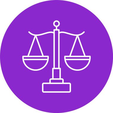 Hukuk Satırı Çemberi Simgesi