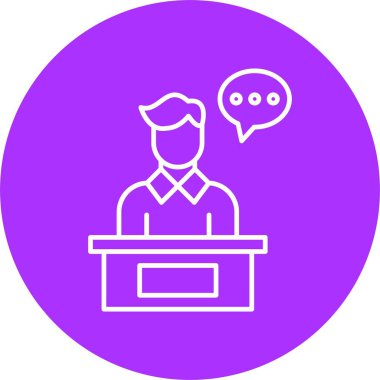 Danışman Satır Çemberi Simgesi