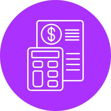 Bütçe Çizgisi Çemberi Simgesi