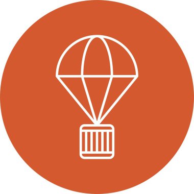 Paraşüt Satırı Çemberi Simgesi