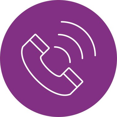 Telefon Hattı Çemberi Simgesi