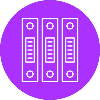 Bağlayıcılar Satır Çemberi Simgesi