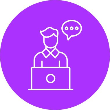 Danışma Hattı Çemberi Simgesi