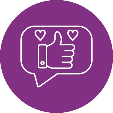 Favori Satır Çemberi Simgesi