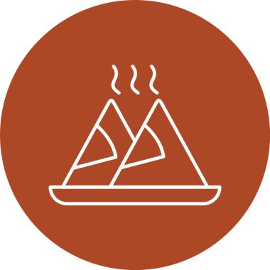 Samosa Satır Çemberi Simgesi
