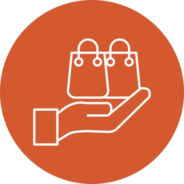 Alışveriş Torbası Çemberi Simgesi