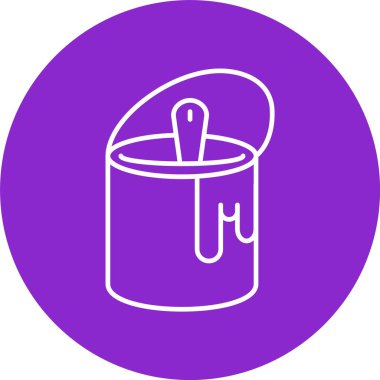 Boya Çizgisi Çemberi Simgesi ile Kalay