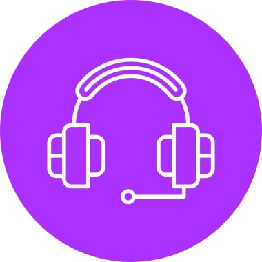 Kulaklık Hattı Çemberi Simgesi