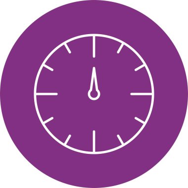 Saat Çizgisi Çemberi Simgesi