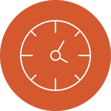 Saat Çizgisi Çemberi Simgesi