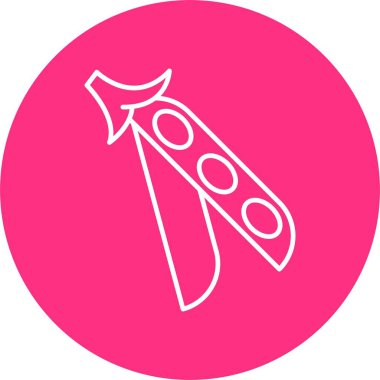 Bezelye Çizgisi Çemberi Simgesi