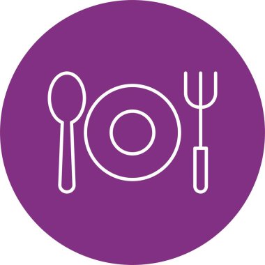 Çatal bıçak hattı Çemberi Simgesi