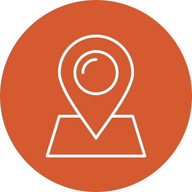 Konum Satırı Çemberi Simgesi