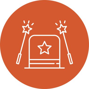 Sihirli Hile Satırı Çemberi Simgesi