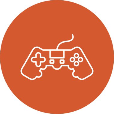 Video Oyun Satırı Çemberi Simgesi