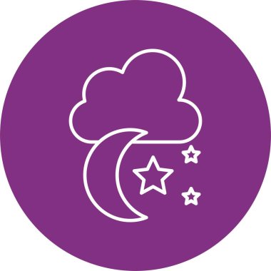 Ay Çizgisi Çemberi Simgesi