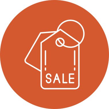 Satışlık Satır Çemberi Simgesi