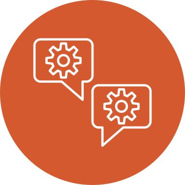 Sohbet Satırı Çemberi Simgesi