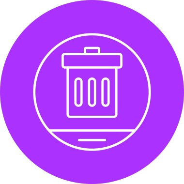 Çöp Hattı Çemberi Simgesi