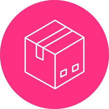 Teslimat Kutusu Satırı Çemberi Simgesi