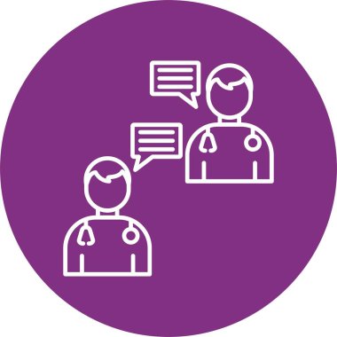 Konuşma Satırı Çemberi Simgesi