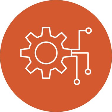 Mühendislik Satırı Çemberi Simgesi